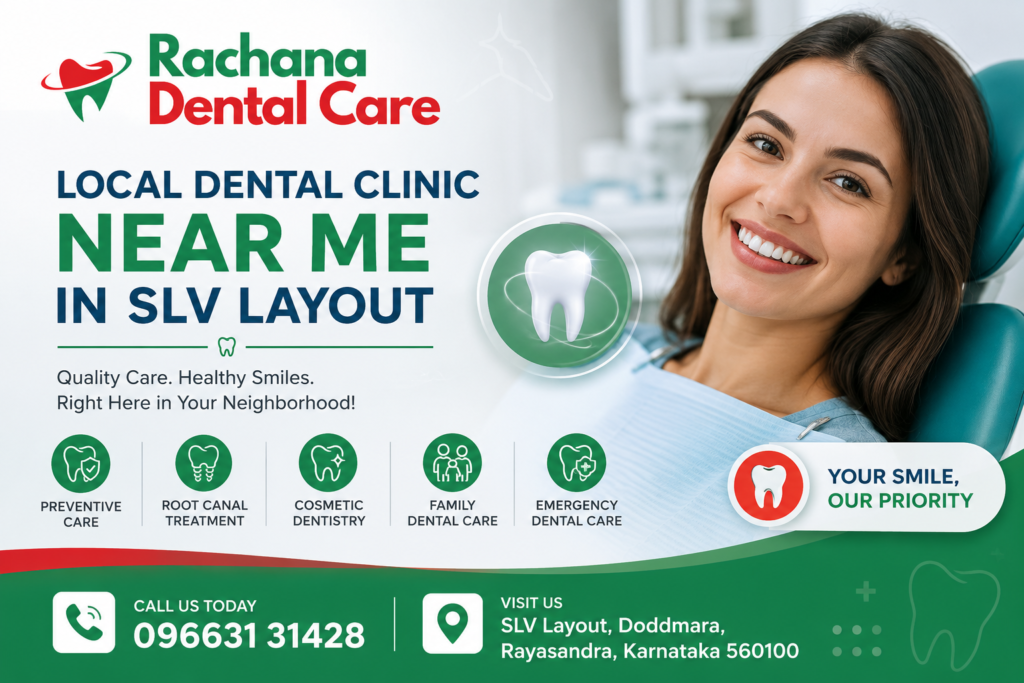 local dental clinic near me in SLV Layout